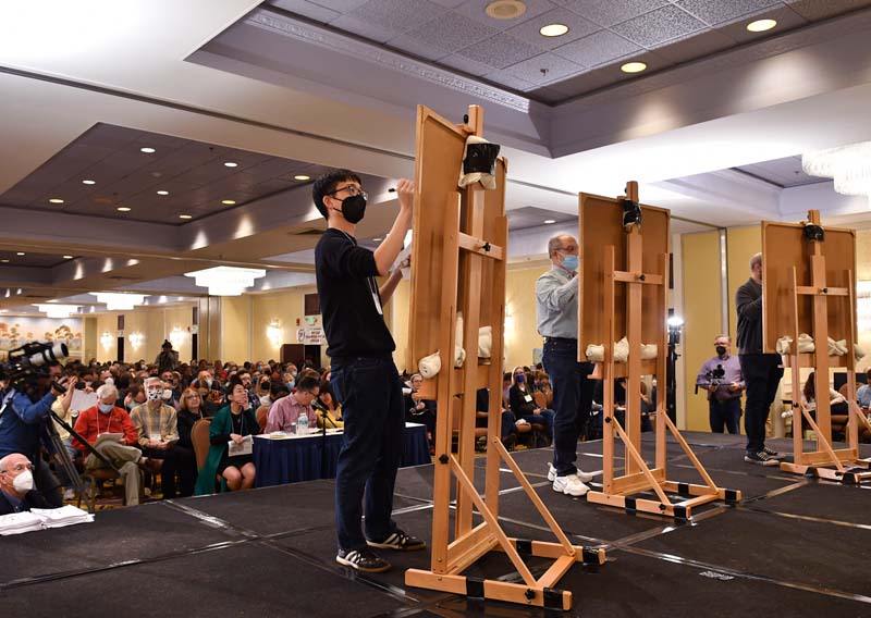 Audience Watches Division C Finalists